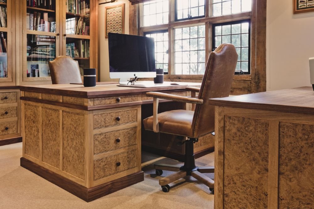 Bespoke Office Oak Furniture Made in Cornwall