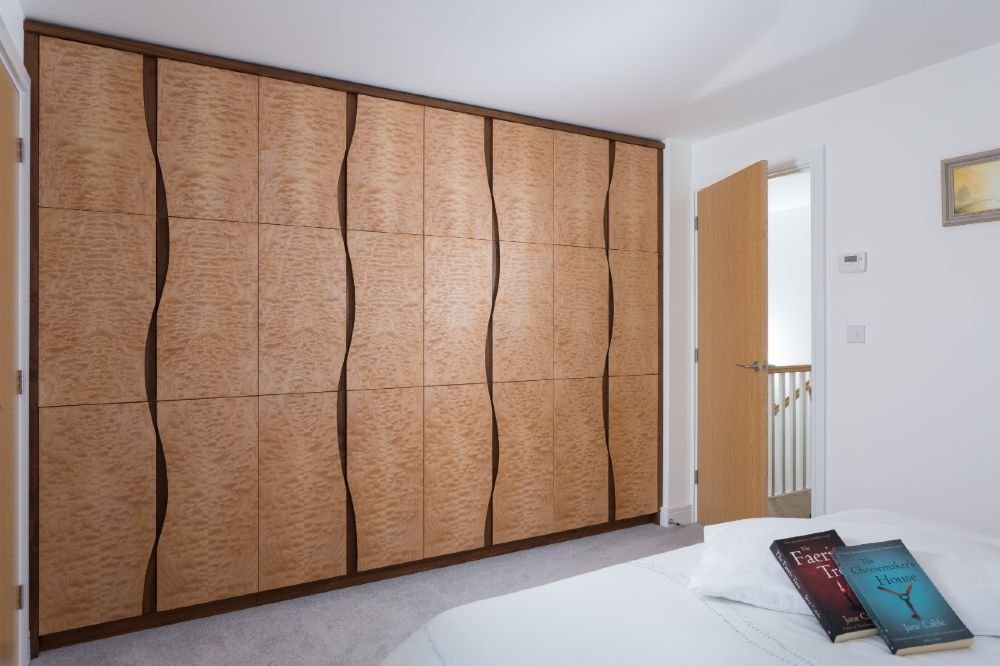 Quilted Maple Wardrobe Made in Cornwall