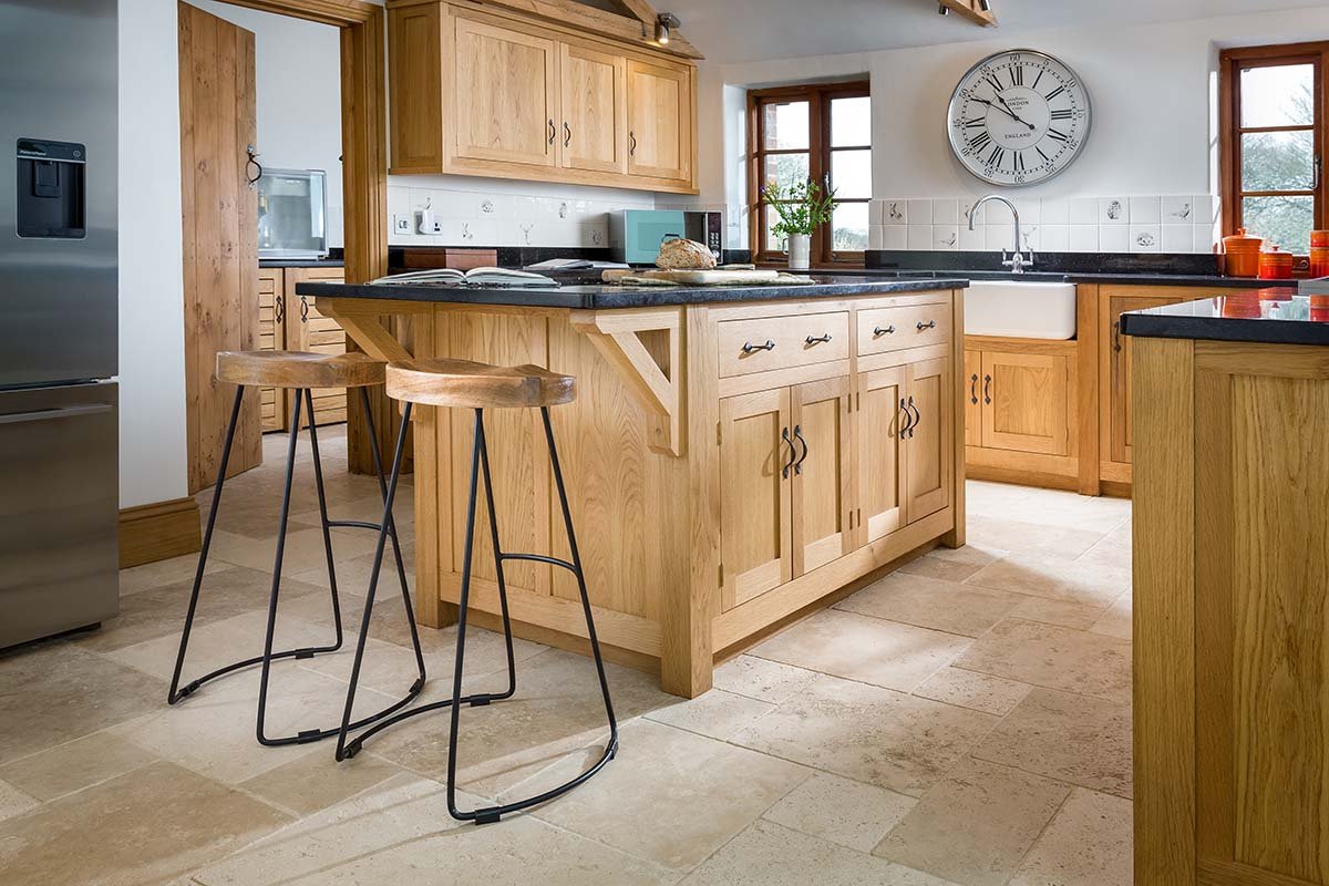 Oak Kitchens Cornwall by samuel F Walsh Furniture reduth truro st ives rock padstow Cornwall