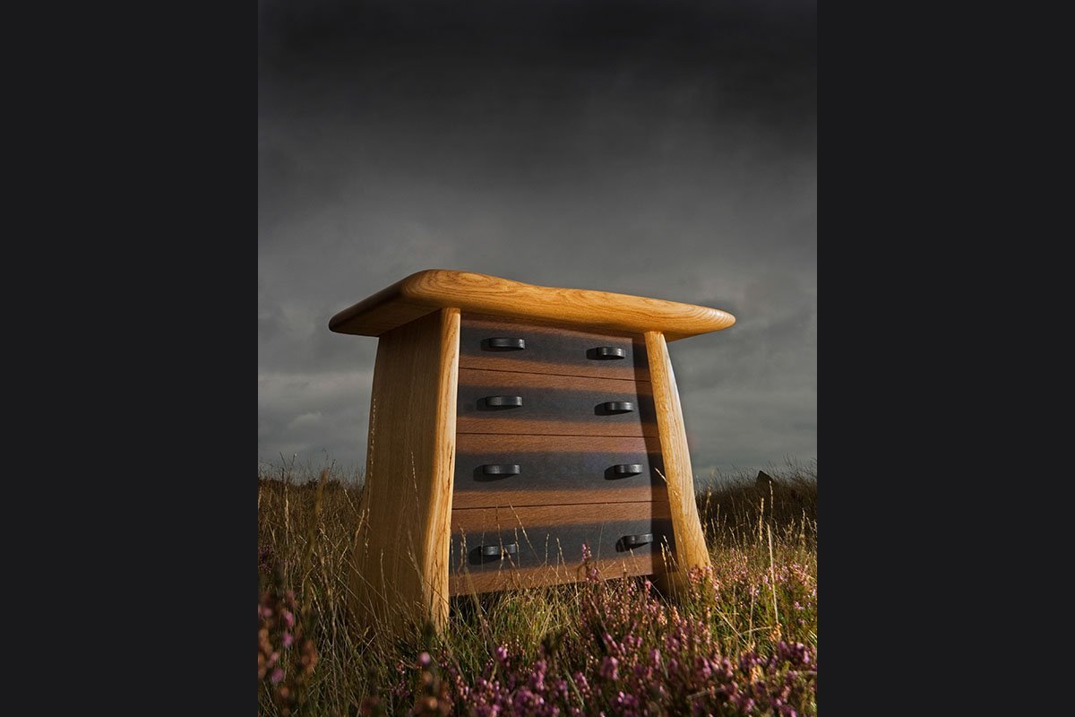 pw1 Art Furniture inspired by the ancient stones in Pewnwith, Cornwall. Lanyon Quoit