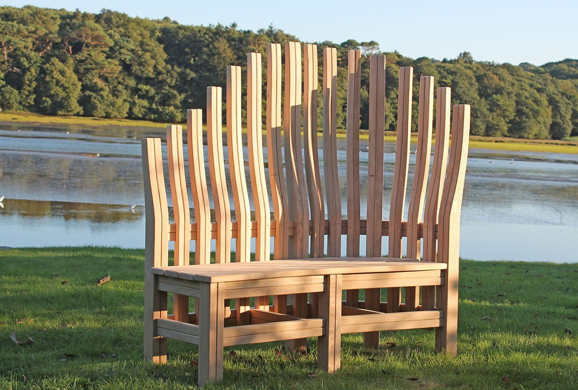 01 Garden Bench Made In Cornwall