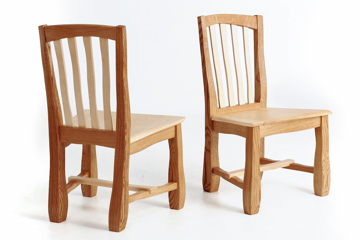 26 Dining Chair made from solid wood in Cornwall psed