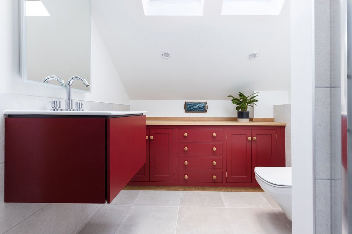 Bespoke fitted bathroom cabinets Samuel F Walsh